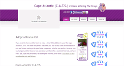 Desktop Screenshot of capeatlanticcats.com